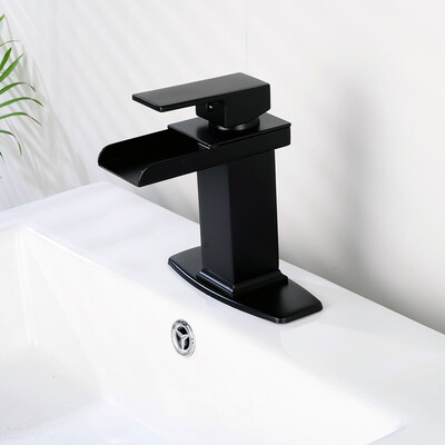 Bathroom Faucet Waterfall Mixer One HoleHandle Basin Sink Tap 
Bathroom Faucet Waterfall Mixer One HoleHandle Basin Sink Tap