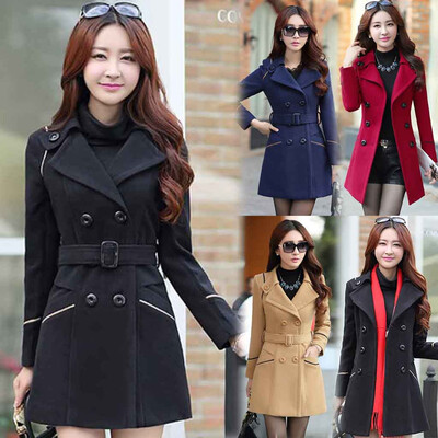 Toponeto Women Wool Double Breasted Coat Elegant Long Sleeve Work Office Fashion Jacket
Toponeto Women Wool Double Breasted Coat Elegant Long Sleeve Work Office Fashion Jacket