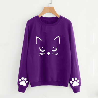 Starmoon Women Autumn And Winter Cat Weater Round Neck Long Sleeve Regular Blouse BUL
Starmoon Women Autumn And Winter Cat Weater Round Neck Long Sleeve Regular Blouse BUL
