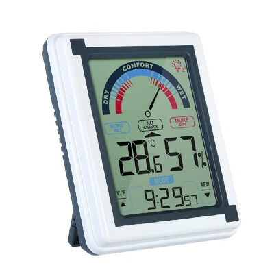 Digital Indoor Thermometer with Alarm Clock Function Accurate Temperature Humidity Monitor with Touch LCD Display Pointer Backligh
Digital Indoor Thermometer with Alarm Clock Function Accurate Temperature Humidity Monitor with Touch LCD Display Pointer Backligh