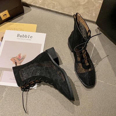 Boots Children Shoes Spring&Autumn Fashionable Sexy Wave Point Mesh Cloth Breathable Tie in Knight Boots with Martin Boots
Boots Children Shoes Spring&Autumn Fashionable Sexy Wave Point Mesh Cloth Breathable Tie in Knight Boots with Martin Boots