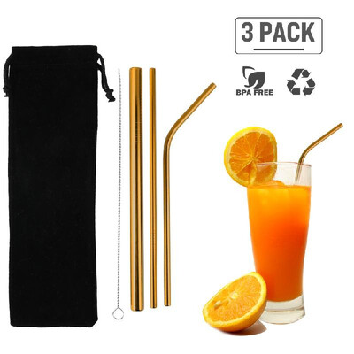 3Pcs Stainless Steel Straws Reusable Straws Set Matte Drinking Straws FDA-Approved BPA Free for All Sizes Tumblers Cold Beverage C
3Pcs Stainless Steel Straws Reusable Straws Set Matte Drinking Straws FDA-Approved BPA Free for All Sizes Tumblers Cold Beverage C