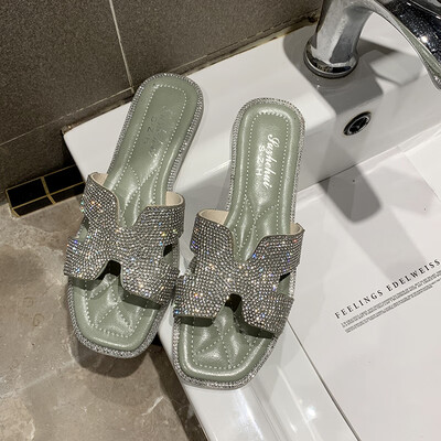 summer Korean style water-drill slippers fashion flat-bottom womens outer-wear-proof&cold-proof slippers
summer Korean style water-drill slippers fashion flat-bottom womens outer-wear-proof&cold-proof slippers