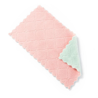 Multifunctional Comfortable Cleaning Kitchen Double Layers Strong Absorbent Dish Washing Rag Thick Simple Dishcloth
Multifunctional Comfortable Cleaning Kitchen Double Layers Strong Absorbent Dish Washing Rag Thick Simple Dishcloth