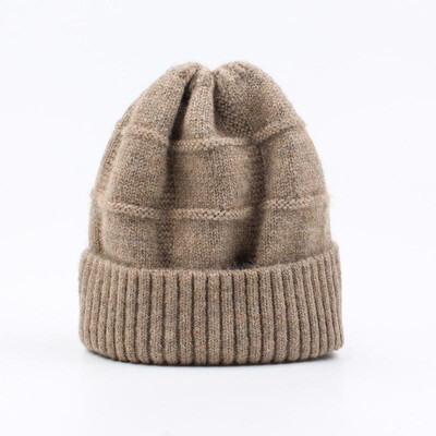 Women Knitted Hat Solid Color Wool Blends Stripe Ribbed Trim Casual Cool Warm Autumn Winter Beanies
Women Knitted Hat Solid Color Wool Blends Stripe Ribbed Trim Casual Cool Warm Autumn Winter Beanies