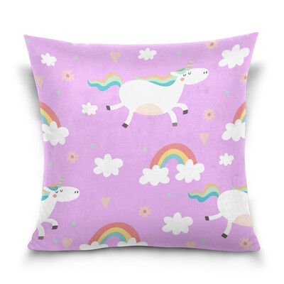 ALAZA 16 X 16 inch Pillow Case Decorative Cushion Cover Unicorns With Rainbow Pattern Pillowcase
ALAZA 16 X 16 inch Pillow Case Decorative Cushion Cover Unicorns With Rainbow Pattern Pillowcase