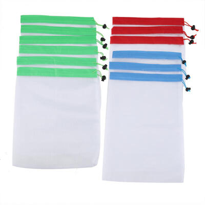 Greensen 12Pcs Reusable Drawstring Mesh Bags Fruit Vegetable Sacks Storage Shopping Bag Toys Pouch
Greensen 12Pcs Reusable Drawstring Mesh Bags Fruit Vegetable Sacks Storage Shopping Bag Toys Pouch