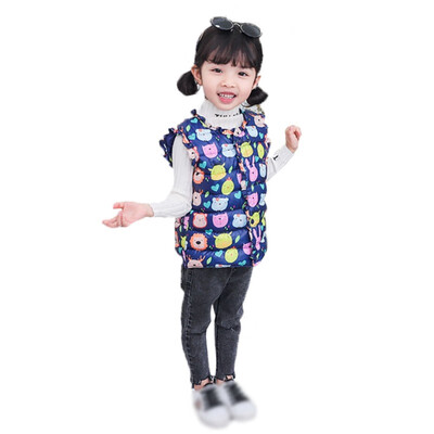 Baby Warm Outerwear Coats Outfits Kids Vest Children Girls Cartoon Print Jacket Winter
Baby Warm Outerwear Coats Outfits Kids Vest Children Girls Cartoon Print Jacket Winter