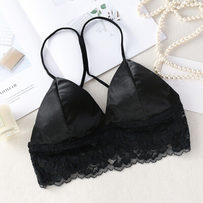 Summer New Beauty Back Lace Tube Top Camisole Solid Color Thin Shoulder Strap Padded Bra
Summer New Beauty Back Lace Tube Top Camisole Solid Color Thin Shoulder Strap Padded Bra