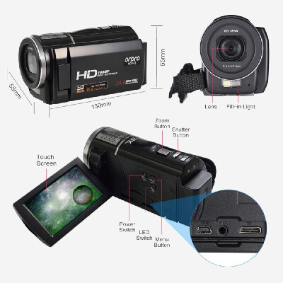 ORDRO HDV-F5 1080P Full HD 30" Rotatable Touch Screen LCD Digital Video Camera Recorder Camcorder DV DVR 24MP 16X Digital Zoom An
ORDRO HDV-F5 1080P Full HD 30" Rotatable Touch Screen LCD Digital Video Camera Recorder Camcorder DV DVR 24MP 16X Digital Zoom An