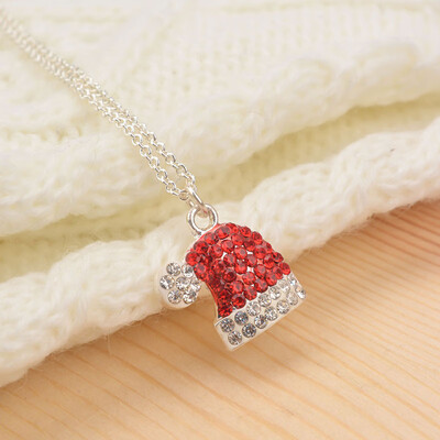 Fashion Christmas Hat Pendant Necklace For Women Silver Color Link Chain Charm Necklace Jewelry Girls Party Gifts Wholesale
Fashion Christmas Hat Pendant Necklace For Women Silver Color Link Chain Charm Necklace Jewelry Girls Party Gifts Wholesale