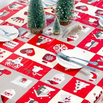 New 110180Cm Tablecloths Disposable Merry Christmas Rectangular Printed Pvc Cartoon table waer Fancy
New 110180Cm Tablecloths Disposable Merry Christmas Rectangular Printed Pvc Cartoon table waer Fancy