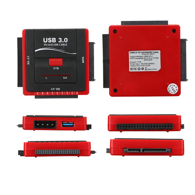 USB 30 To SATAIDE Adapter Hard Drive Converter for Universal 2535 HDDSSD Hard Drive Disk With Power Supply
USB 30 To SATAIDE Adapter Hard Drive Converter for Universal 2535 HDDSSD Hard Drive Disk With Power Supply