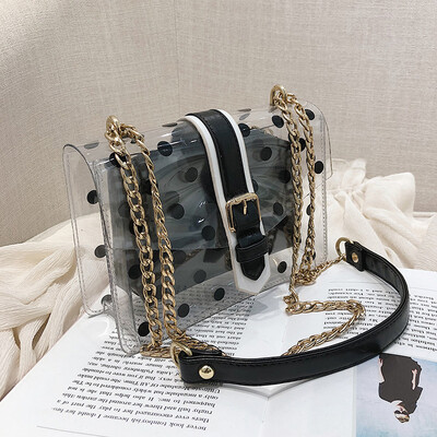 Network celebrity foreign gas package 2019 new advanced jelly transparent bag 100 wave point small square bag oblique chain bag
Network celebrity foreign gas package 2019 new advanced jelly transparent bag 100 wave point small square bag oblique chain bag