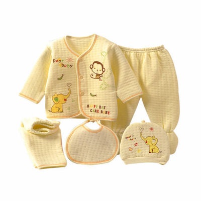 Candy Color Autumn Winter Cute Newborn Cartoon Pattern Cotton Long Sleeve Thermal Underwear 5pcs Set
Candy Color Autumn Winter Cute Newborn Cartoon Pattern Cotton Long Sleeve Thermal Underwear 5pcs Set