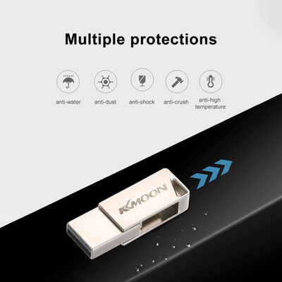 KKmoon USB Flash Drive USB30 Type-C Mini Portable U Disk 64GB Pendrives Pen Drive Silver for Phone PC Laptop
KKmoon USB Flash Drive USB30 Type-C Mini Portable U Disk 64GB Pendrives Pen Drive Silver for Phone PC Laptop