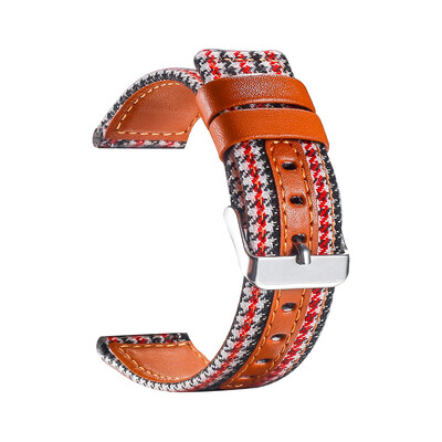 〖Follure〗Luxury Canvas Leather Watch Band Wrist Strap For Apple Watch Series 4 40MM
〖Follure〗Luxury Canvas Leather Watch Band Wrist Strap For Apple Watch Series 4 40MM