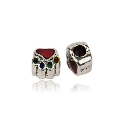 Alloy Enamel European Beads Large Hole Beads Dog Paw Print Antique Silver Metal Color Red 11x10x75mm Hole 45mm
Alloy Enamel European Beads Large Hole Beads Dog Paw Print Antique Silver Metal Color Red 11x10x75mm Hole 45mm