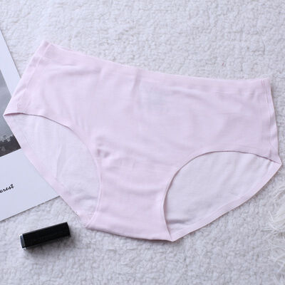 One-Piece Solid Color Seamless Women Mid Waist Underwear Quick-Drying Ice Silk Briefs
One-Piece Solid Color Seamless Women Mid Waist Underwear Quick-Drying Ice Silk Briefs