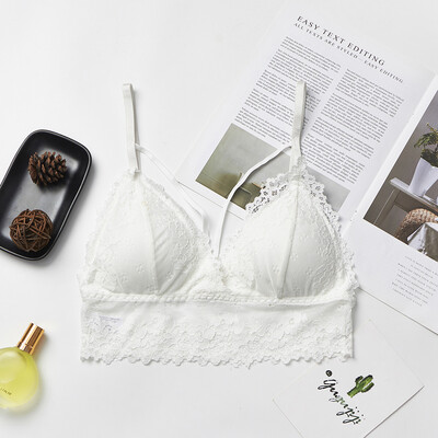 Lace Jacquard Ultra-thin Sexy Beauty Small Chest Bra Triangle Cup Solid Color Tube Top
Lace Jacquard Ultra-thin Sexy Beauty Small Chest Bra Triangle Cup Solid Color Tube Top