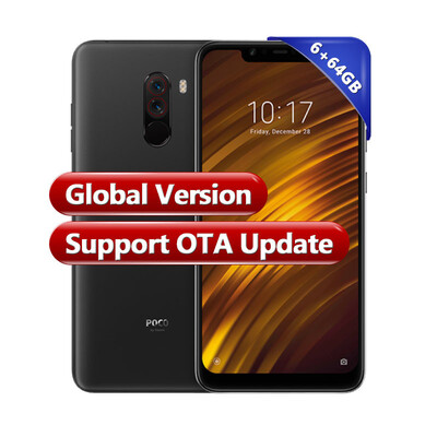 Global Version Xiaomi POCOPHONE F1 6GB 64GB POCO F1 Snapdragon 845 4000mAh Dual Camera 618" Full Screen Smartphone
Global Version Xiaomi POCOPHONE F1 6GB 64GB POCO F1 Snapdragon 845 4000mAh Dual Camera 618" Full Screen Smartphone