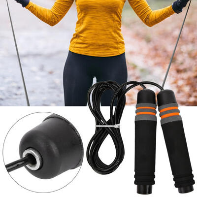 Greensen Adjustable Steel Wire Jump Skipping Rope Sponge Handle Exercise Gym Training Sports Adults
Greensen Adjustable Steel Wire Jump Skipping Rope Sponge Handle Exercise Gym Training Sports Adults