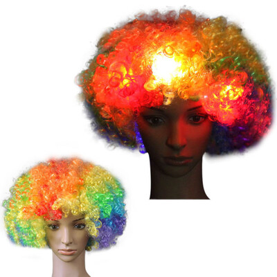 〖Follure〗Party Disco LED Flash Clown Hair Football Fan-Adult Afro Masquerade Hair Wig
〖Follure〗Party Disco LED Flash Clown Hair Football Fan-Adult Afro Masquerade Hair Wig