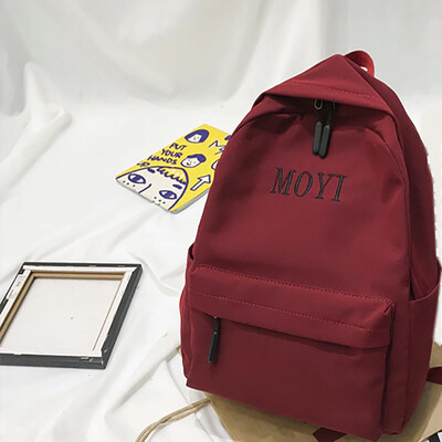 Tailored Fashion Women Nylon Solid Color Capacity Student Backpack Travel Couple Bag
Tailored Fashion Women Nylon Solid Color Capacity Student Backpack Travel Couple Bag