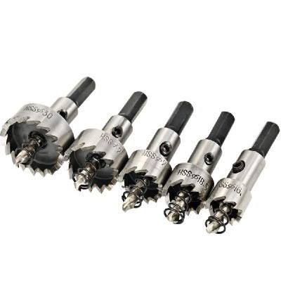 5PCS High Speed Steel Hole Saw Cutter Tool Saw Tooth HSS Drill Bits Set 16185202530mm Power Drilling Tools
5PCS High Speed Steel Hole Saw Cutter Tool Saw Tooth HSS Drill Bits Set 16185202530mm Power Drilling Tools