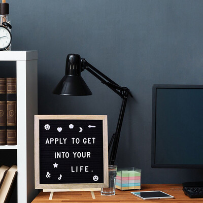 Siaonvr Rustic Wood Frame Black Felt Letter Board Additional Symbols 
Siaonvr Rustic Wood Frame Black Felt Letter Board Additional Symbols