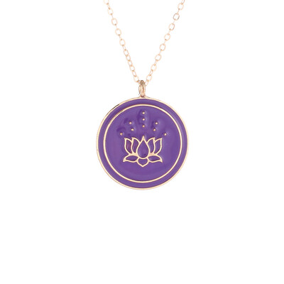Fashion Jewelry Magical Talisman Series Glaze Enamel Drop Lotus New Beginings Charm Pendant Necklace For Women
Fashion Jewelry Magical Talisman Series Glaze Enamel Drop Lotus New Beginings Charm Pendant Necklace For Women