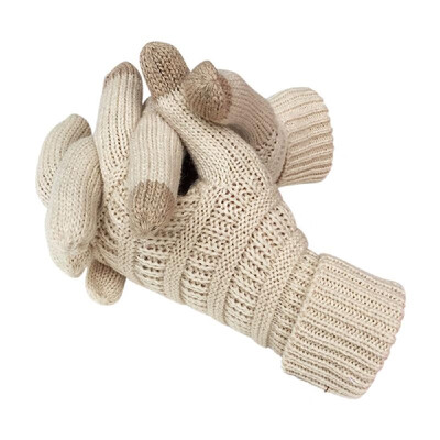 Winter Warm Soft Knitted Fullfinger CC Gloves Anti-Slip Touch Screen Smart Cellphone Finger Tips Mittens Thermal Glove
Winter Warm Soft Knitted Fullfinger CC Gloves Anti-Slip Touch Screen Smart Cellphone Finger Tips Mittens Thermal Glove