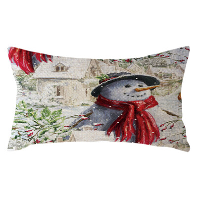 Tailored Christmas Santa Claus Pillow Case Linen 30x50cm Throw Cushion Cover Home Decor
Tailored Christmas Santa Claus Pillow Case Linen 30x50cm Throw Cushion Cover Home Decor