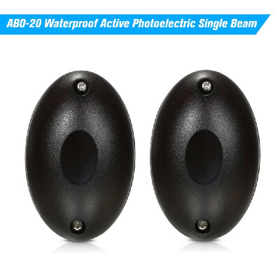 2 Pair of ABO-20 Waterproof Active Photoelectric Single Beam Infrared Sensor Barrier Detector for Gate Door Window Burglar Alarm
2 Pair of ABO-20 Waterproof Active Photoelectric Single Beam Infrared Sensor Barrier Detector for Gate Door Window Burglar Alarm