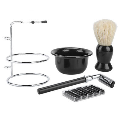 Greensen 5pcsset Mens Beard Shaving Set Stainless Steel Bowl Stand Brush Mustache Shaving Tool
Greensen 5pcsset Mens Beard Shaving Set Stainless Steel Bowl Stand Brush Mustache Shaving Tool