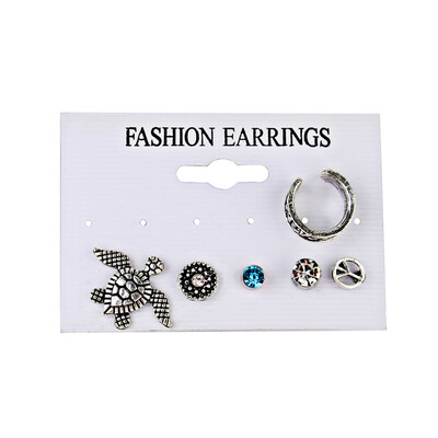 New Fashion Retro Blue Crystal Stud Earring Sets Mixed Tortoise Round Geometric Party Earring for Women Gifts
New Fashion Retro Blue Crystal Stud Earring Sets Mixed Tortoise Round Geometric Party Earring for Women Gifts