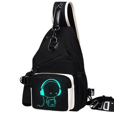 Mens Chest Bag Cool Messenger Bag Oxford Bag Outdoor Travel Sports Noctilucent Shoulder Bag
Mens Chest Bag Cool Messenger Bag Oxford Bag Outdoor Travel Sports Noctilucent Shoulder Bag
