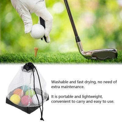 Greensen Nylon Mesh Drawstring Pouch 36 Golf Balls Holder Storage Net Bag Golf Accessory
Greensen Nylon Mesh Drawstring Pouch 36 Golf Balls Holder Storage Net Bag Golf Accessory