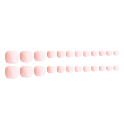 24 Pcs 12 Sizes Short Full Cover Fake Toe Nails Candy Colorful Press-on Toenail Artificial Nail Art Tips
24 Pcs 12 Sizes Short Full Cover Fake Toe Nails Candy Colorful Press-on Toenail Artificial Nail Art Tips