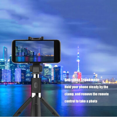 Multifunctional Wireless BT Selfie Stick for Mobilephone Foldable Handheld Tripods Shutter Remote Extendable Mini Tripod for Phone
Multifunctional Wireless BT Selfie Stick for Mobilephone Foldable Handheld Tripods Shutter Remote Extendable Mini Tripod for Phone