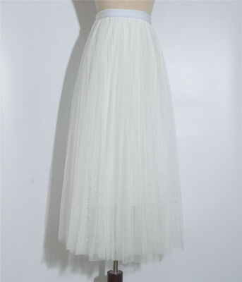 Hot Women Tulle Tutu Long Elastic Waist Skirt Wedding Party Bead Mesh Maxi Dress
Hot Women Tulle Tutu Long Elastic Waist Skirt Wedding Party Bead Mesh Maxi Dress