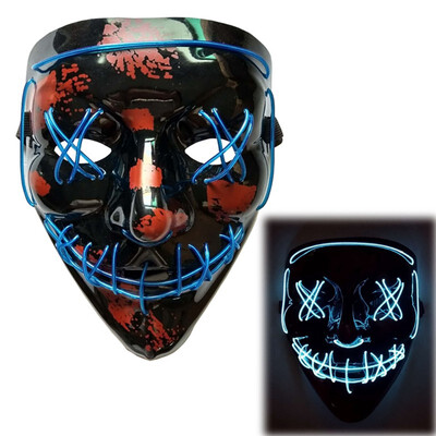 Halloween Mask LED Maske Light Up Party Masks Neon Maska Cosplay Mascara Horror Mascarillas Glow In Dark Masque 10 Colors
Halloween Mask LED Maske Light Up Party Masks Neon Maska Cosplay Mascara Horror Mascarillas Glow In Dark Masque 10 Colors