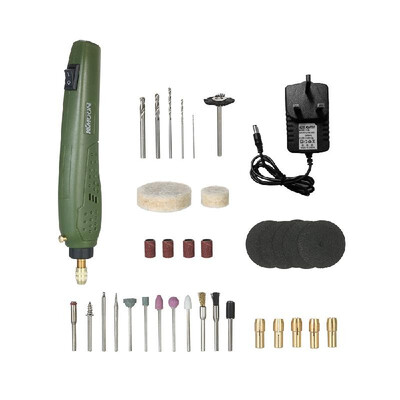 KKmoon Multi-functional Mini Electric Grinder Set Electric Drill Grinding Rotary Tool Kit for Milling Trimming Polishing Engraving
KKmoon Multi-functional Mini Electric Grinder Set Electric Drill Grinding Rotary Tool Kit for Milling Trimming Polishing Engraving