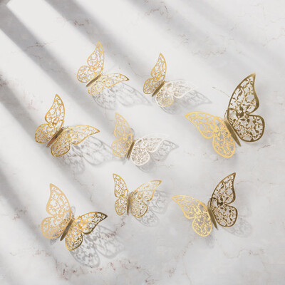 〖Follure〗12 Pcs 3D Hollow Wall Stickers Butterfly Fridge for Home Decoration New
〖Follure〗12 Pcs 3D Hollow Wall Stickers Butterfly Fridge for Home Decoration New