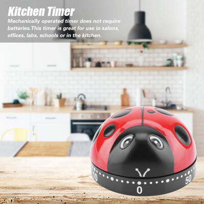 Greensen Ladybug Kitchen Timer 60 Minutes Timer Mechanical Wind-Up Timer Kitchen Cooking Timer
Greensen Ladybug Kitchen Timer 60 Minutes Timer Mechanical Wind-Up Timer Kitchen Cooking Timer