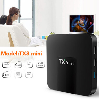 TX3 mini Smart Android 71 TV Box Amlogic S905W Quad Core H265 Mini PC 2GB 16GB DLNA WiFi LAN HD Media Player
TX3 mini Smart Android 71 TV Box Amlogic S905W Quad Core H265 Mini PC 2GB 16GB DLNA WiFi LAN HD Media Player