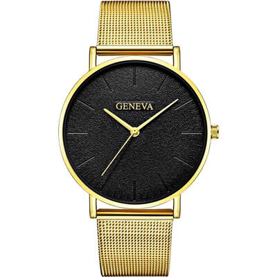 GENEVA mesh band mens watch new design minimalist male clock stainless steel quartz wristwatch luxury business black watches
GENEVA mesh band mens watch new design minimalist male clock stainless steel quartz wristwatch luxury business black watches