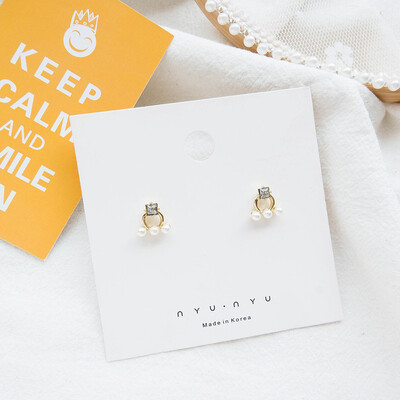 Temperament Exquisite Cute Pearl Decoration Women Earrings Simple Sweet Geometric Shape Women Earrings
Temperament Exquisite Cute Pearl Decoration Women Earrings Simple Sweet Geometric Shape Women Earrings