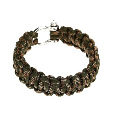 Multi-color Paracord Parachute Cord Outdoor Emergency Quick Release Survival Bracelet with U buckle
Multi-color Paracord Parachute Cord Outdoor Emergency Quick Release Survival Bracelet with U buckle