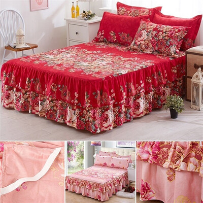 Queen Size Cotton Flower Pattern Gold Brushed Microfiber Ruffled Bed Skirt for Beds DIY
Queen Size Cotton Flower Pattern Gold Brushed Microfiber Ruffled Bed Skirt for Beds DIY